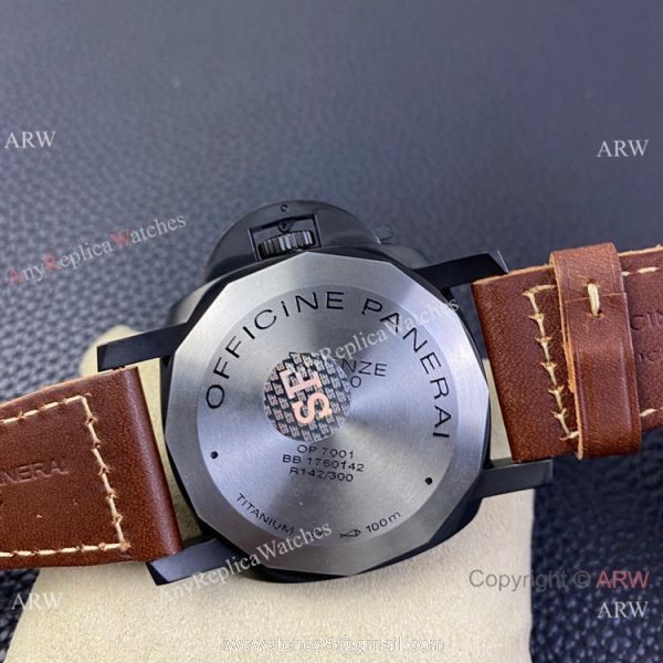 SF Factory AAA Copy Panerai PAM629 Luminor Titanio DLC Watch Cali Dial