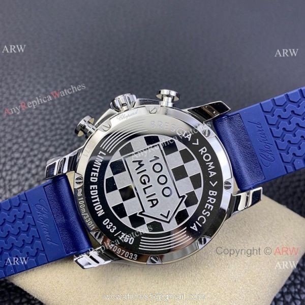 Swiss Grade Chopard Mille Miglia GTS Azzurro Chrono Watch Blue Dial