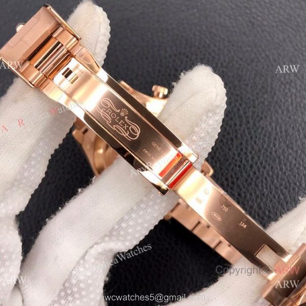 Super Clone Rolex Daytona Rose Gold Watch 1:1 Best Noob Factory 4130 Movement