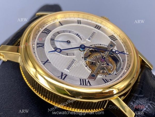 Swiss Copy Breguet N3006 Classique Complication Tourbillon 42mm Watch Yellow Gold