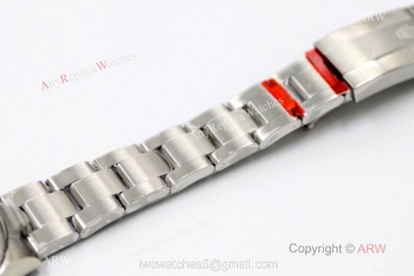 EW Factory 31mm Swiss Grade Replica Rolex Oyster Perpetual Stainless Steel Green Dial Watch