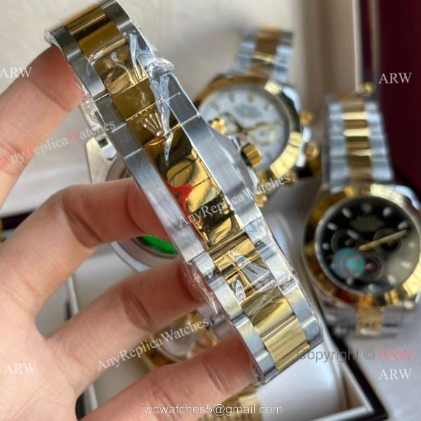 Rolex Comograph Daytona Replica Watch 43mm Two Tone Case