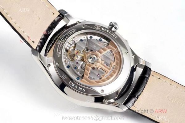 ZF Jaeger-LeCoultre Master Ultra Thin Power Reserve Watch Silver Dial