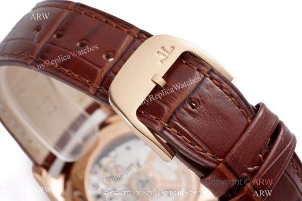 ZF Jaeger-LeCoultre Master Ultra Thin Power Reserve Rose Gold Watch Swiss Replica Watches