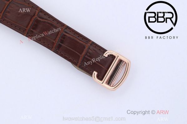 BBR Factory 1:1 Replica Cartier Rotonde De Tourbillon Watch Rose Gold 40mm