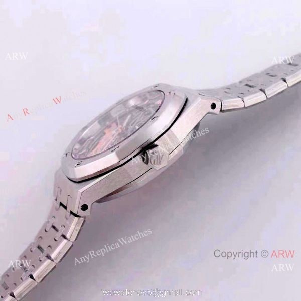 New Copy Audemars Piguet Royal Oak Skeleton Dial Watches Women 37mm