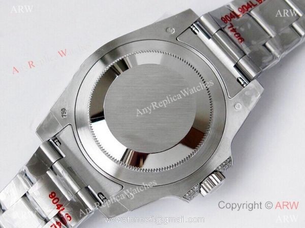 (ROF) Swiss Replica Rolex Oyster Perpetual Submariner Red Diamond Watch 2836 Movement