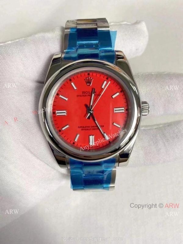 2021 Newest! Clone Rolex Oyster Perpetual Watch 41MM Silver Dial Oyster Band