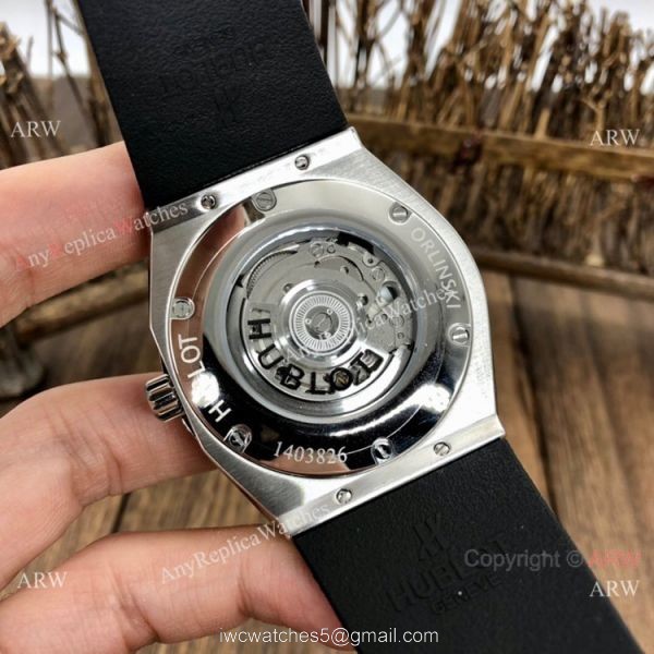 Swiss Quality Copy Hublot Big Bang Sang Bleu SS Diamond Watches Citizen Automatic