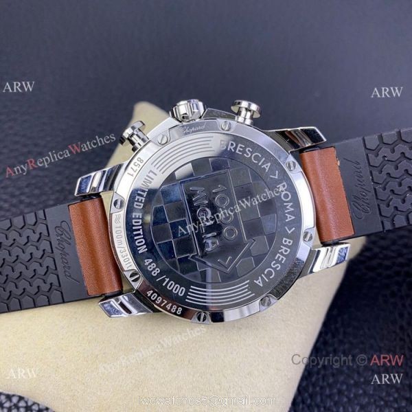 Swiss Grade one Chopard Mille Miglia GTS Azzurro Watch Gray Dial V7 Factory