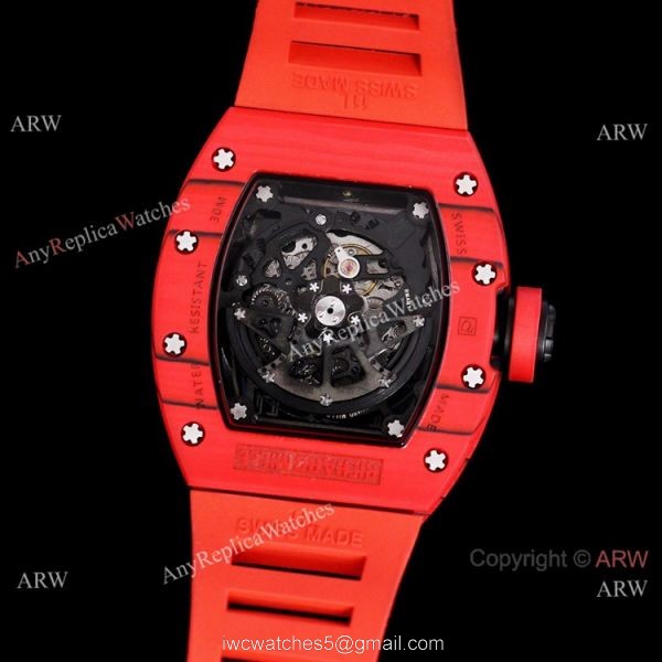 Best Copy Richard Mille RM 030 White Rush Carbon Fiber Watch In All Black