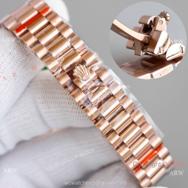TR Factory 904L Steel Rolex Oyster Perpetual Datejust 31mm Lady Rose Gold Diamonds