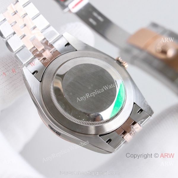 (TW) Swiss Copy Rolex Datejust II Seagull 2824-2 Watches 41mm Jubilee Two Tone Rose Gold