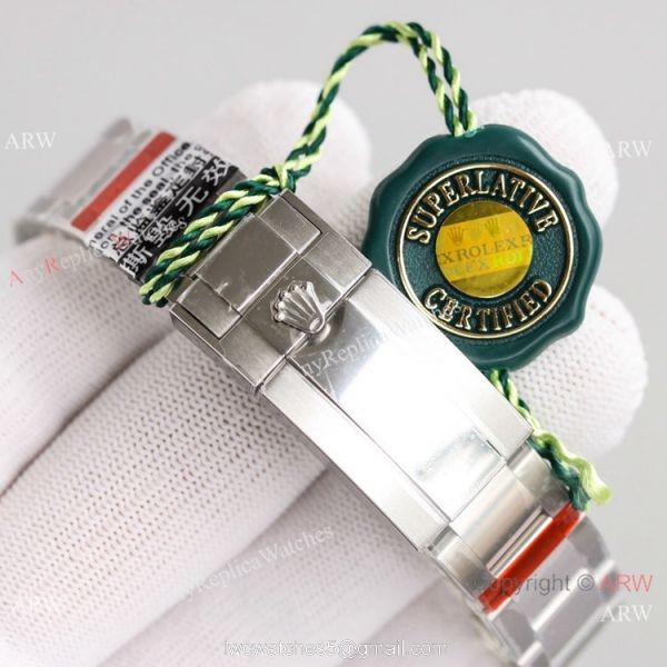 2021 NEW! JH Swiss Rolex Daytona 7750 Watch Rainbow Stainless Steel Full Diamond Face