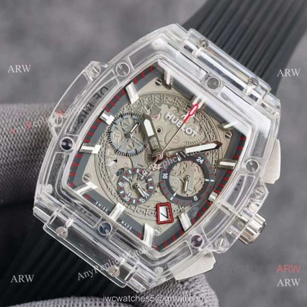 Top Quality Hublot Spirit of Big Bang Unico Sapphire Watch White Rubber Strap
