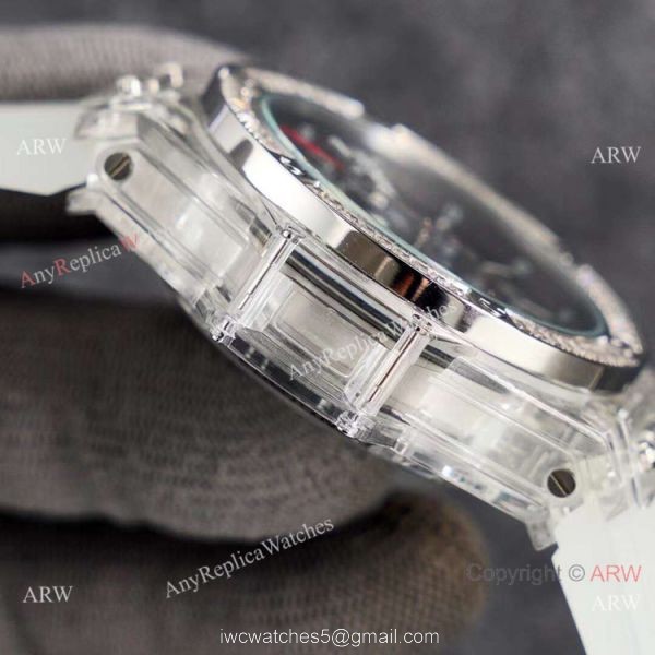2021 Replica Hublot Big Bang Unico Sapphire Watch Diamond Bezel 45mm