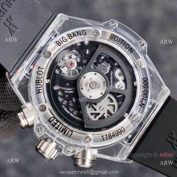 2021 New Hublot Unico Sapphire Chronograph Watch Blue Inner