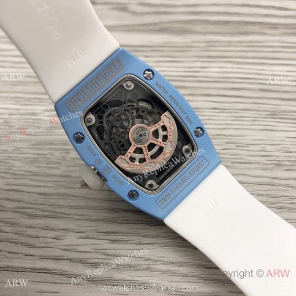 Swiss Replica Richard Mille RM007 Blue Case Watch 31mm