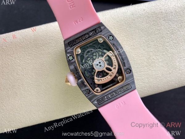 Swiss Replica Richard Mille RM007 BonBon Watch Carbon Case