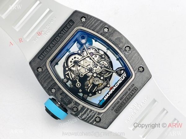 ZF Favtory Copy Richard Mille RM055 Bubba Watson NTPT Carbon Watch Men