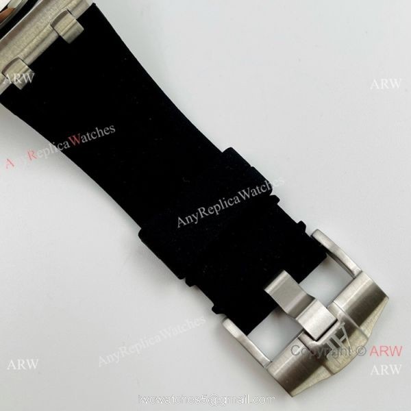 Best Copy Audemars Piguet Royal Oak Offshore Watch SS Black Rubber Strap