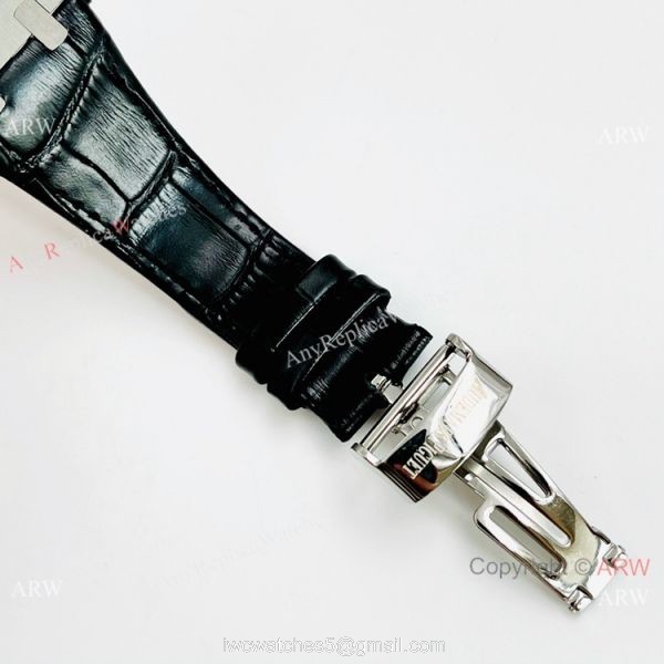 Clone Audemars Piguet Royal Oak Chronograph Watch SS Diamond Bezel