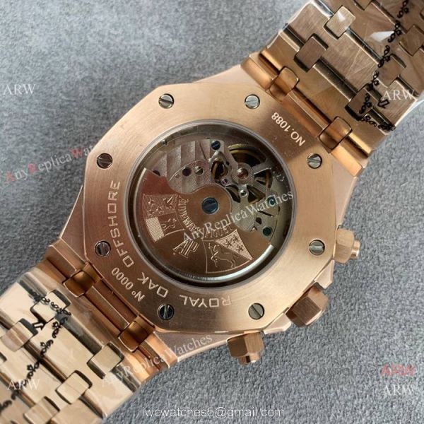 High Quality Audemars Piguet Royal Oak Offshore Skeleton Rose Gold Watch