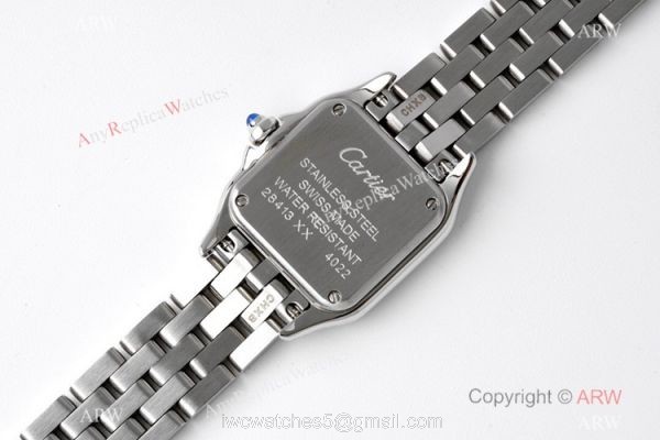 BV factory 1:1 Replica Panthere De Cartier Stainless Steel 22mm Watch