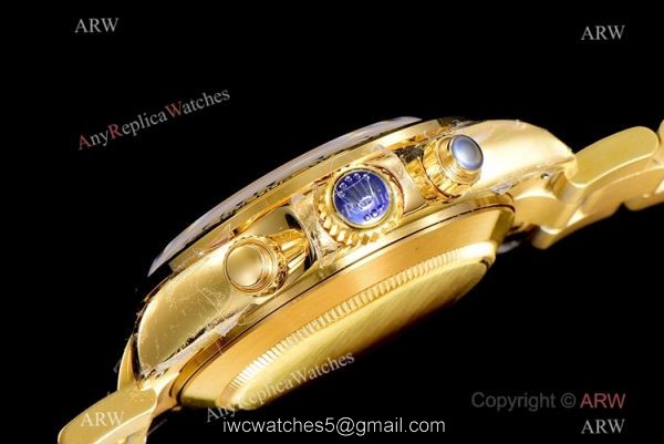 JH Factory Copy Rolex Daytona JH Swiss 4130 Watch Blue MOP Face Yellow Gold 40mm NEW