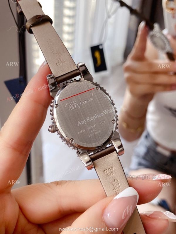 High Quality Replica Ladies Chopard LHeure Du Diamant Medium Oval Watch With Diamonds
