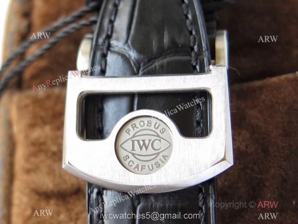 Swiss Grade 1 IWC Portuguese Annual Calendar Iw503502 Blue Watch ZF Replica IWC Watches For Men