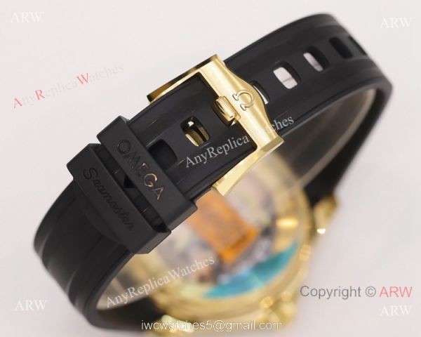 Super Clone Omega Seamaster James Bond OR 8800 Movement Watch Gold Case 42mm