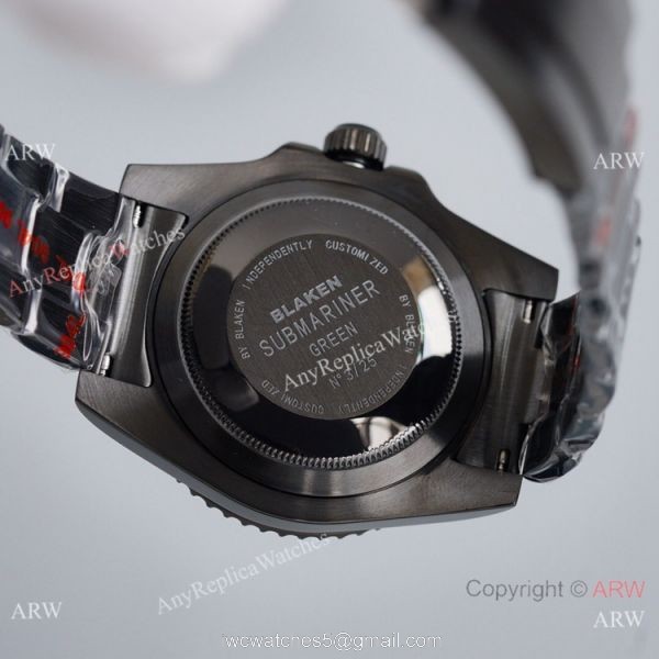 Swiss Copy Rolex GMT-Master II Blaken Watch Blue Black Ceramic 40mm