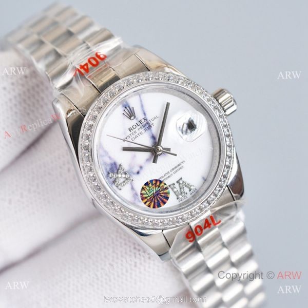 2021 New Rolex Datejust President Marble Dial 28 Lady Watch Swiss Quality