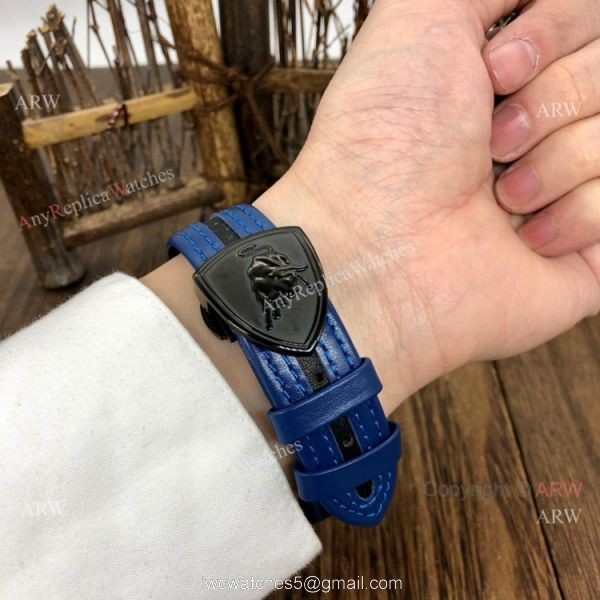Replica Tonino Lamborghini Blue Face Chronograph Watch 46mm