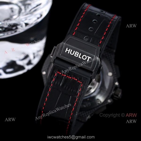 Hublot Big Bang 48mm All Black Carbon Fiber Automatic Watch High Copy