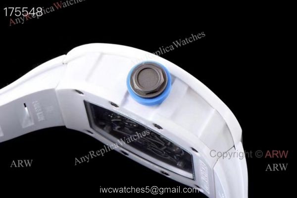 KV Factory Richard Mille RM 055 White Ceramic Watch Best Copy