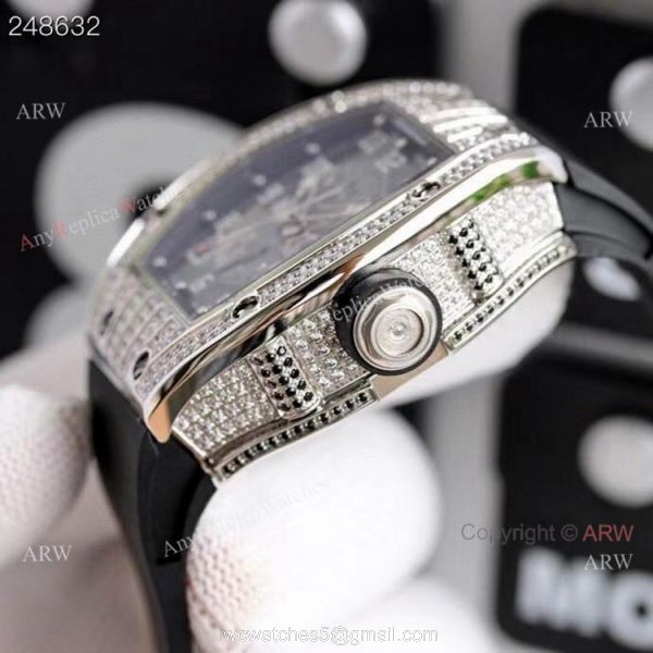Copy Richard Mille 030 Diamond Watch Automatic For Men