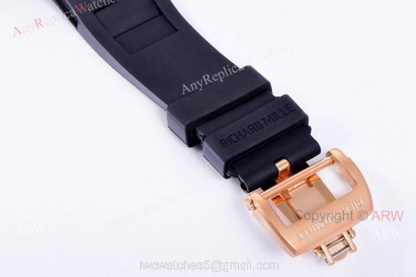 JB Factory Richard Mille RM 52-01 Skull Tourbillon Watch Rose Gold High Copy