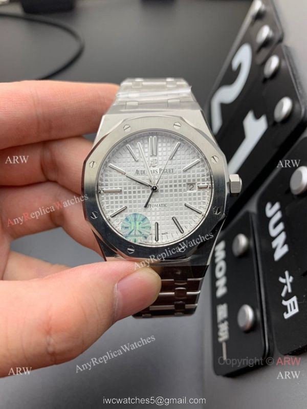 JF Factory Audemars Piguet Royal Oak JF 3120 Watch 41mm Silver Dial