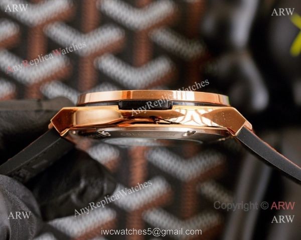 Clone Hublot Iced Out Classic Fusion Watches Rose Gold Automatic