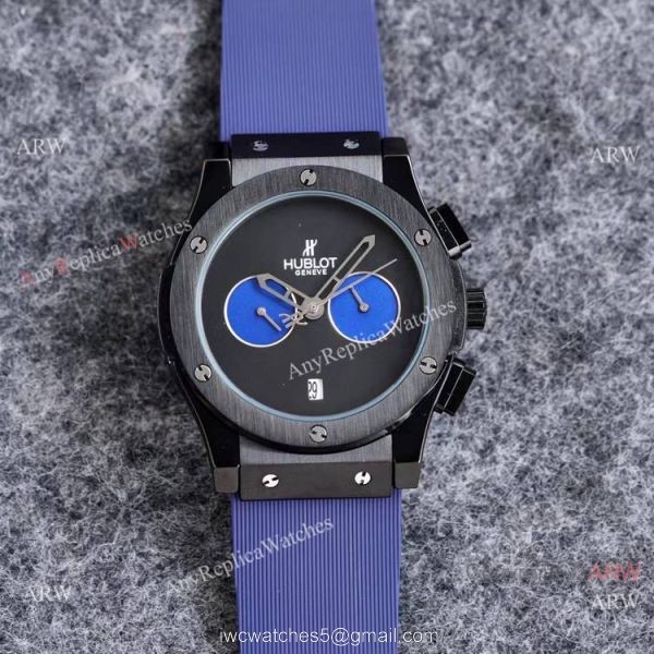 2021 New Copy Hublot Classic Fusion Black Case Onyx Dial Watch 43mm