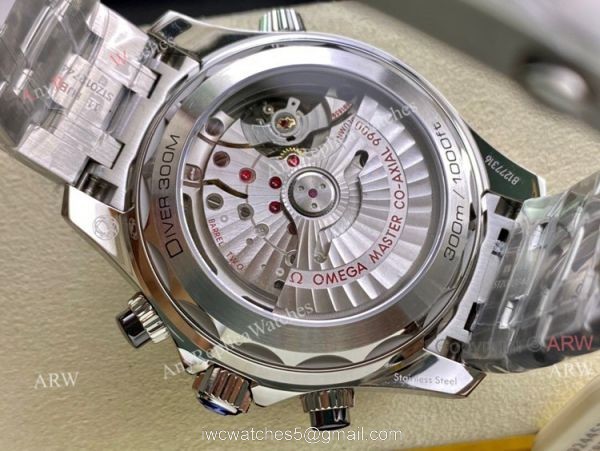 New Black Dial Omega Seamaster OMF Factory Replica Watches Clone Omega 9900 For Men