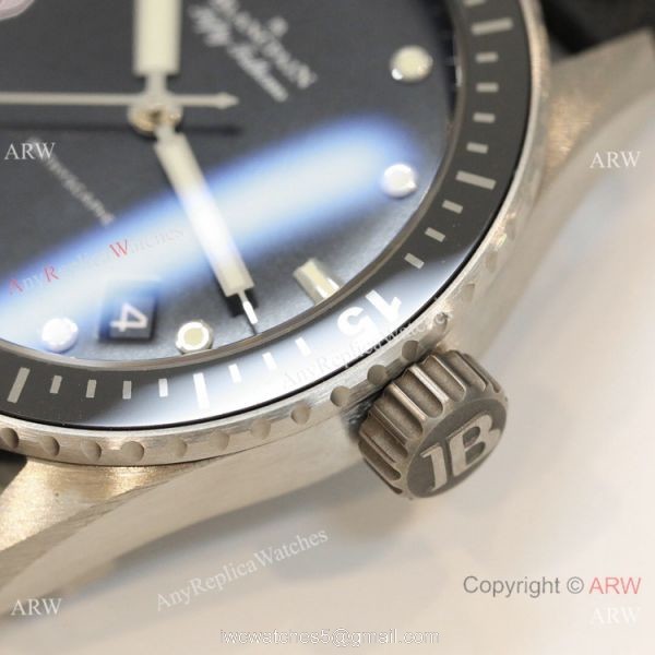Swiss Grade Replica Blancpain Fifty Fathoms Bathyscaphe GF 1-1 Cal.1315 Watch Black Ceramic