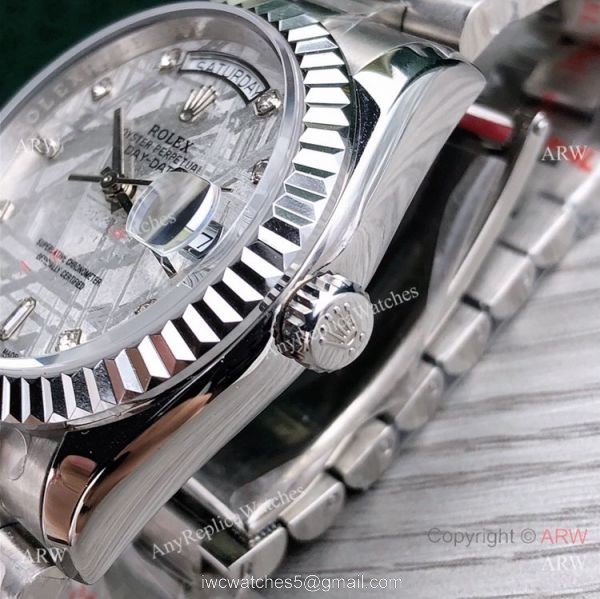 2021 New Copy Rolex Day-Date 40mm Meteorite Presidential Watch