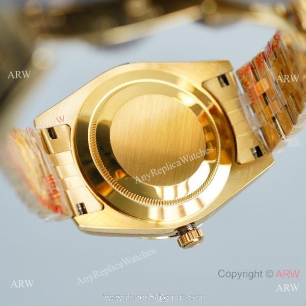 Swiss Quality Rolex Datejust II Citizen 8215 Watch Yellow Gold Jubilee Diamond Markers