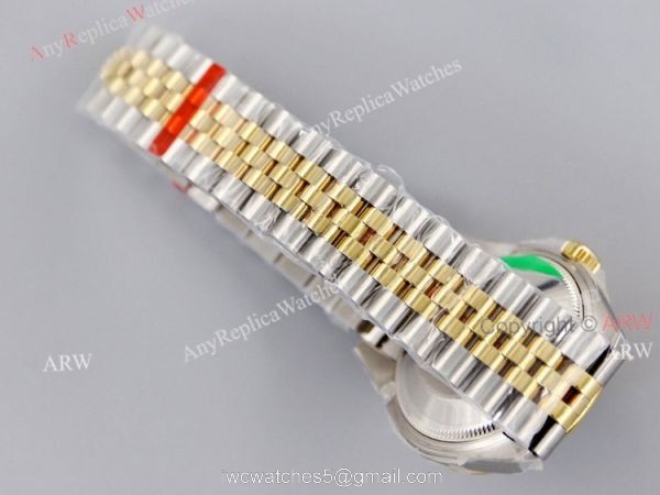 EW Factory Rolex Datejust 31mm Gold Dial With Diamond Markers Jubilee Watch Superclone