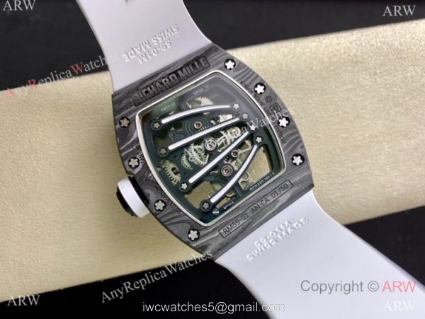 Super Clone Richard Mille Rm59-01 Tourbillon Yohan Blake Watch Carbon 42mm