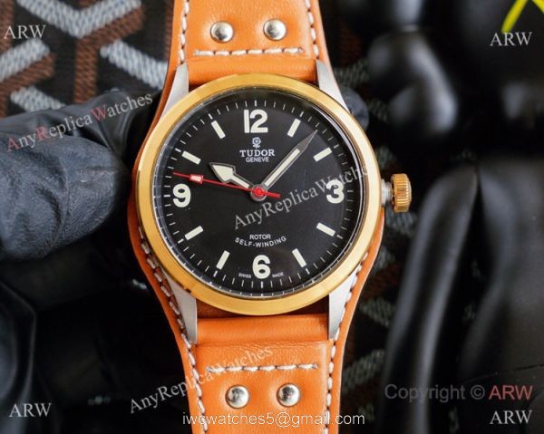 2021 New! Vintage Tudor Rotor self winding Watches Bronze Case