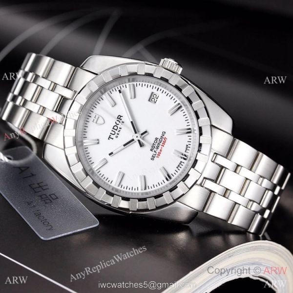 Copy TUDOR Glamour Watch Two Tone Black Watches Automatic